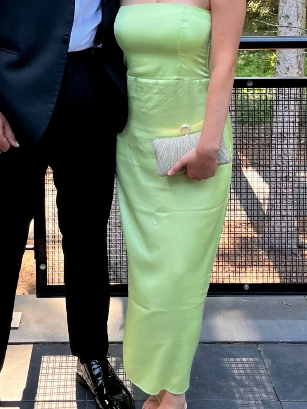 Abercrombie & Fitch Light Green Maxi Dress